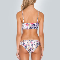 High Neck Floral Bikini
