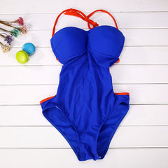 Halter Strap Retro One Piece