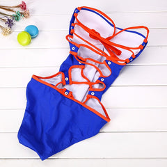 Halter Strap Retro One Piece