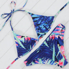 Flower Print Brazilian Biqunis