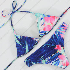 Flower Print Brazilian Biqunis