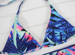 Flower Print Brazilian Biqunis