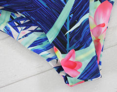 Flower Print Brazilian Biqunis