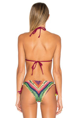 Knitted Print Brazilian Bikini