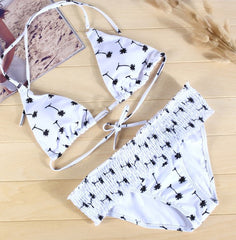Black & White Tree Print Bikini
