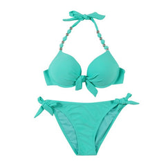Neon Candy Knotted Mini bikini